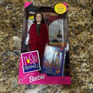 Mattel Barbie Rosie O'Donnell Celebrity Fashion Doll w/ Booklet Boxed 1999